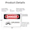 Signmission Explosives Danger Sign, Plastic, 14in W x 10in L, 2PK OS-2PACK-DS-P-1014-L-1212 - alternate 5
